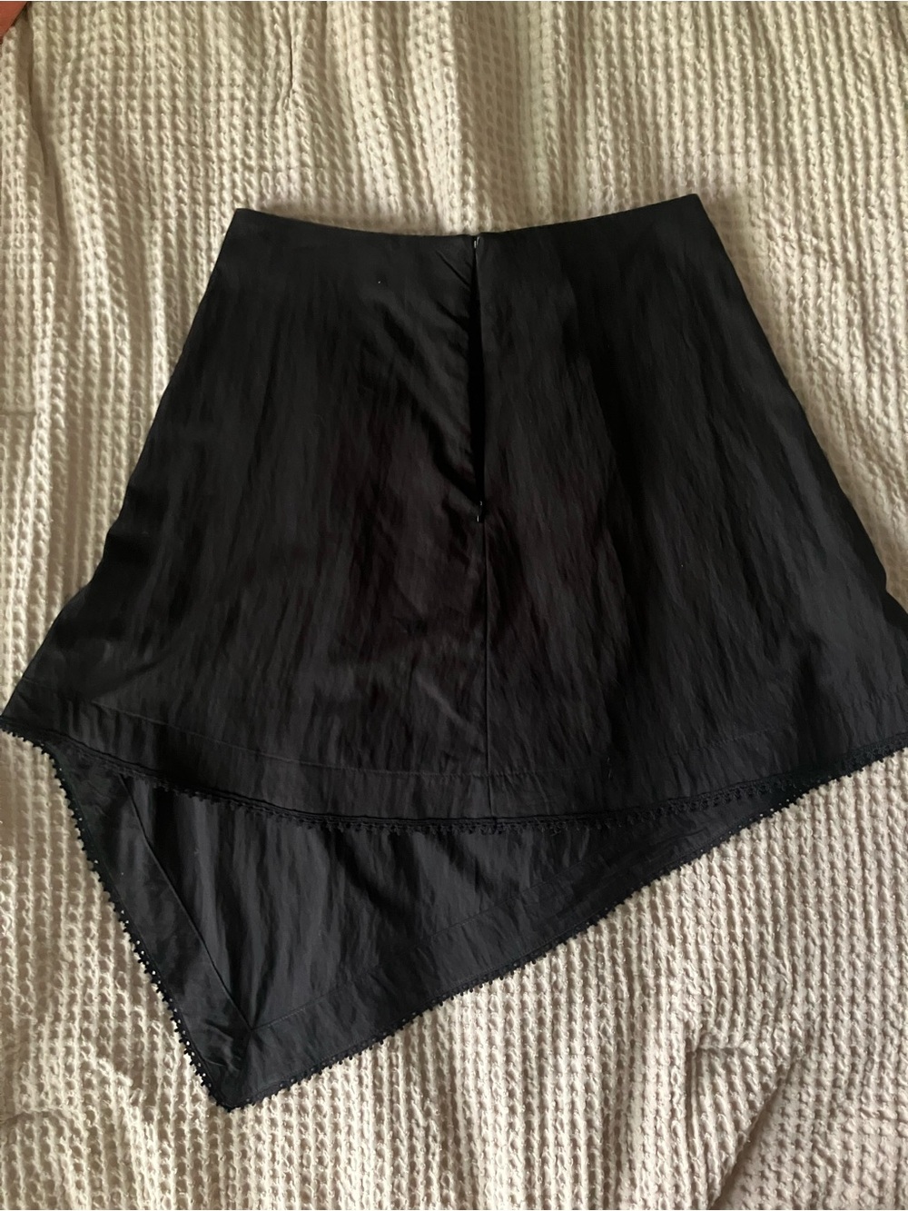 Mango Black Asymmetrical Hem Skirt - Picture 4 of 5